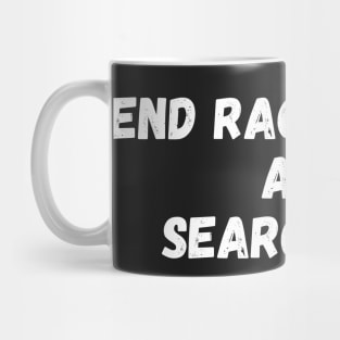 end racist stop and search now Mug